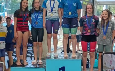 Buenos resultados del Atlético San Sebastián en el Campeonato de Euskal Herria Alevín de Natación