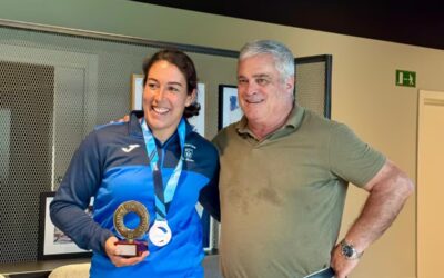 Un recibimiento para recordar: el Club Atlético San Sebastián homenajea a Miren Lazkano